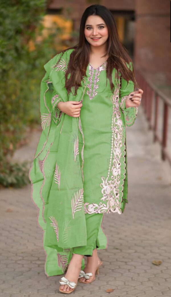 Embroidered 3PC Women's Suit